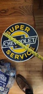 Vintage 1986 Chevrolet Sign - Picture 1 of 6
