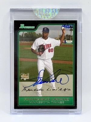 Francisco Liriano 2006 Bowman originales recompra radiocontrol automático/222 gemelos en tarjeta automática Foto 1 de 2