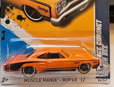 Dodge Coronet Super Bee 4/10 2012 Hot Wheels Muscle Mania 84/247 '69 (naranja) Foto 1 de 4