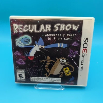 Regular Show: Mordecai & Rigby in 8-Bit Land (Nintendo 3DS, 2013) Complete - Image 1 of 4