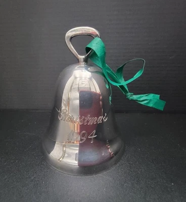 Reed And Barton Sterling Silver Christmas Bell - 1994 - Image 1 of 4