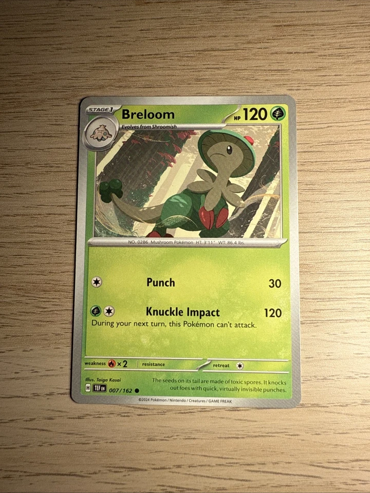Breloom 007/162 SV05: Temporal Forces Regular - Image 1 of 1