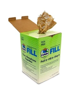 Fill, 100% Recyclable Protective Packing Paper, 15.25" x 1000', Tan - Picture 1 of 5