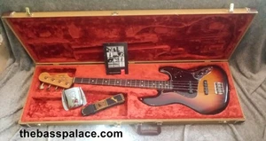 1997 FENDER NOEL REDDING SIGNATURE JAZZ BASS JAPAN SIGNED P/G CLEAN W/TWEED CASE - Picture 1 of 21