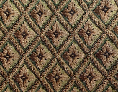 Brunschwig & Fils Maximillian Tapestry Emerald France  Fabric Remnant 24"x24" - Image 1 of 2