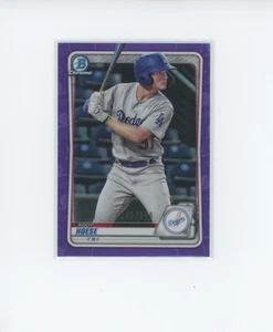2020 Bowman Chrome Kody Hoese #BCP-4 Purple Refractor 243/250 LA Dodgers - Picture 1 of 2
