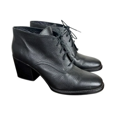 Botines Rachel Comey Ibex de cuero con cordones negros al tobillo talla 9 Foto 1 de 4