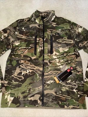 NWT Under Armour Camo Wool Stealth Mid Season Hunting Coldgear Jacket SZ L Men - Image 1 of 4