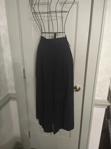 Lauren Ralph Lauren Cropped Black Pant Nwt Med Orig $115 (71p) - Picture 1 of 3