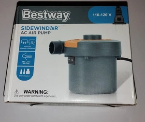 Bomba de aire CA 110-120V Inflación Deflación Camping Piscinas Bolas Juguetes Marca Bestway - Imagen 1 de 5