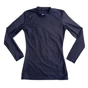 Badger Sport Boys Athletic Shirt Top Long Sleeves Pullover Stretch Blue Large  - Picture 1 of 8
