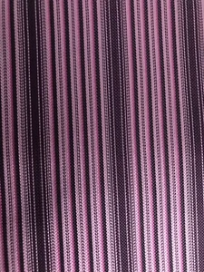 3 Metres Burgundy/Pink Striped Viscose Lining Fabric, 150 cm Wide. Brand New - Picture 1 of 4