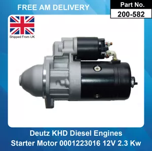 Anlassermotor für Deutz KHD Terex F6L413 Motoren 0001223016 0001223021 AZE6554 - Bild 1 von 5