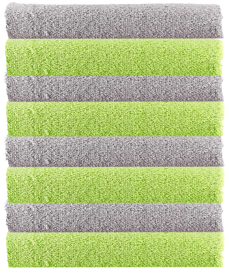 8er FROTTEE HANDTÜCHER NATUREMARK SET 400g/m² 100% BAUMWOLLE 50x100cm NEU - Bild 1 von 1