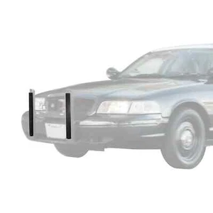 California Highway Patrol Front Push Bumper Rubber Pads for Crown Victoria PI - Picture 1 of 12