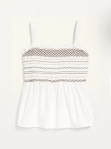Old Navy ärmellos gesmockt bestickt Babydoll Top für Damen Größe 2X 3X $ 33 - Bild 1 von 5