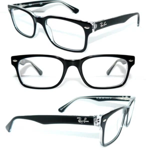RAY BAN BRILLE SCHWARZ TRANSPARENT 5286 2034 51 FASSUNG 5278 GESTELL 5228 ETUI - Bild 1 von 4