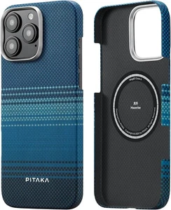 PITAKA Magnetic Case for iPhone 16 Pro Lightweight and Slim Aramid Fibre Protect - Picture 1 of 8