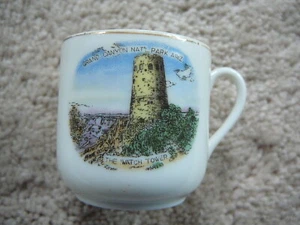 GRAND CANYON NATIONAL PARK ARIZONA Vintage SMALL CHINA CUP - THE WATCH TOWER - Picture 1 of 5