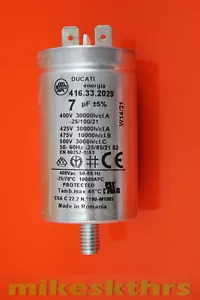 7uF 7µF 450V D-ABS Anlaufkondensator Motorkondensator Betriebskondensato Ducati - Bild 1 von 2