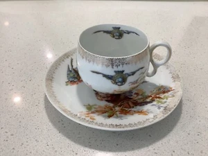 ANTIQUE Z. S. & Co BAVARIA CUP AND PLATE - Bild 1 von 6