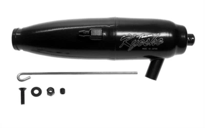 Muffler 7mm 1/9 GP DRX Resonator Pipe Replacement Part Team Kyosho VSW011 VSW-11 - Image 1 of 2