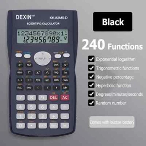 Portable Big Screen Scientific Calculator - School/Office Supplies - Picture 1 of 28