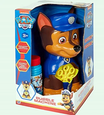 Kinder Seifenblasen Maschine  Ab 3 Jahre  für Innen und Außen Paw Patrol - Bild 1 von 2