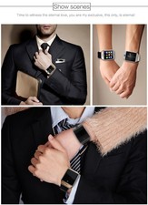 Bluetooth Smart Watch Camera Phone for Android Samsung Aluminum Silver B4