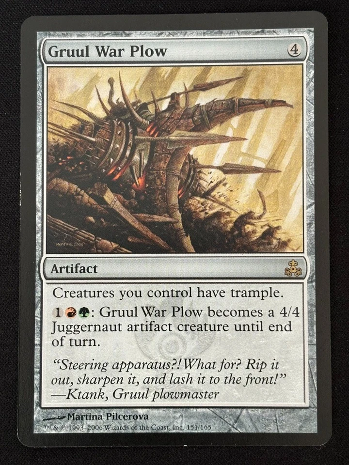 1x MTG Gruul War Plow - Guildpact (GPT) #151 - Magic the Gathering - Image 1 of 1