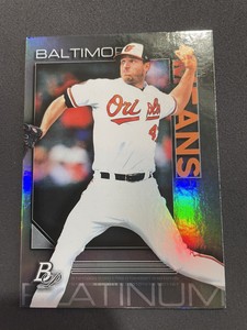 John Means 2020 Bowman Platinum #4 Baltimore Orioles