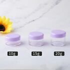 3/5/10/15/20ml Empty Round Plastic Cosmetic Container Sample Pot Jar Travel Lot