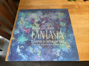 Rare Vintage Walt Disneys Fantasia Leopold Stokowski Vinyl 3 Record + Book Set - Picture 1 of 13