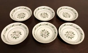 Vintage Royal Jackson Magnolia Feinporzellan - sechs 5 1/2" Obst-/Dessertschalen - Bild 1 von 5