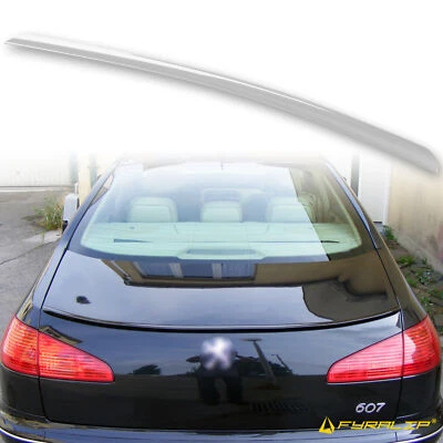 Fyralip Y22 Painted Black (Custom OK) Trunk Lip Spoiler For Peugeot 607 - Image 1 of 4