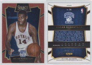 2015-16 Panini Select Concourse Red Prizm /149 Oscar Robertson #36 HOF