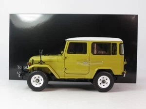 Kyosho Toyota Land Cruiser 40 Van yellow 1980 1/18 08971Y - Foto 1 di 7