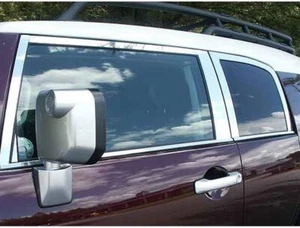 18p Luxury FX Chrome Window Package (w/Posts & Sill) for 07-14 Toyota FJ Cruiser - Picture 1 of 5