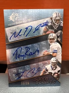 2008 Upper Deck SPX Triple Cowboys Auto’s Romo, Barber & Choice #’d 20 - Picture 1 of 4