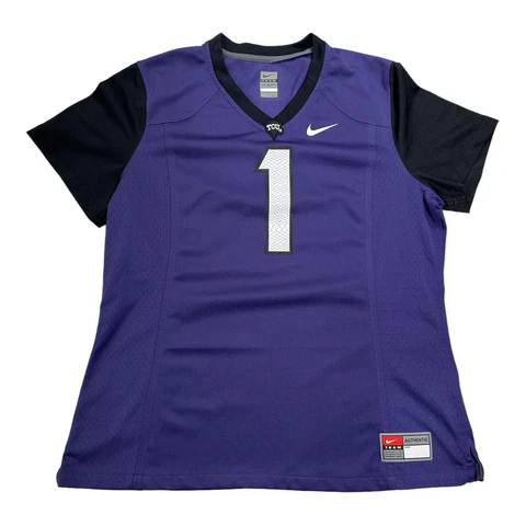 Nike Team TCU Texas Christian University Horned Frogs Football Jersey Womens XL Cover