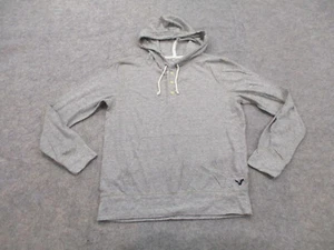 American Eagle Hoodie Mens Small Gray Pullover Classic Fit Sweatshirt Adult - Picture 1 of 7