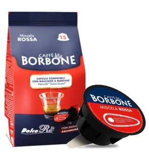 Dolce Gusto 450 Capsule Caffè Borbone Miscela Rossa Compatibili Nescafe* - Imagen 1 de 8