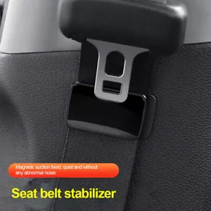 1pc Magnetic Car Seat Belt Limiter Buckle Stopper Fixed Clip Seatbelt Stabilizer - Picture 1 of 12
