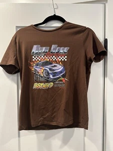 Boys Brown Graphic SHEIN T Shirt Size 13/14Y - Picture 1 of 5