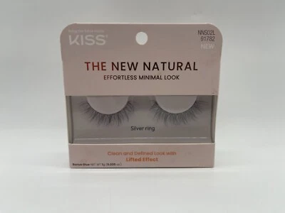 KISS The New Natural Effortless Minimal Look Half Lash Silver Ring NNS02L - Image 1 of 2