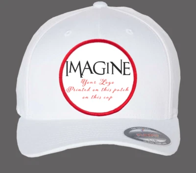 Gorra Flexfit Cinco Paneles con Parche Estampado Con TU LOGOTIPO, DISEÑO o TEXTO Foto 1 de 4
