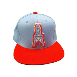 NFL (Mitchell & Ness) - Gorra bordada con cierre a presión de los Houston Oilers  - Imagen 1 de 9