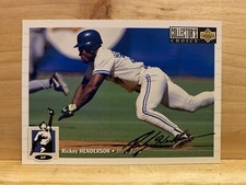 1994 Upper Deck Collector's Choice -  Rickey Henderson #131 - Silver Signature