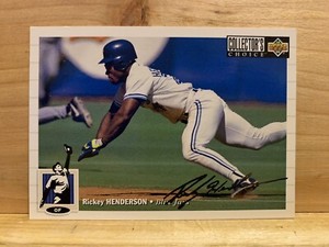1994 Upper Deck Collector's Choice -  Rickey Henderson #131 - Silver Signature