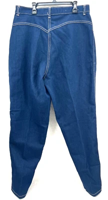 Gitano Bareback Tapered Baggy Blue Denim Jean Pants Men's 34 x 20 Regular - Image 1 of 4